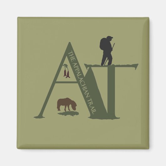 Aimant de sentier des Applalachides (Devant)