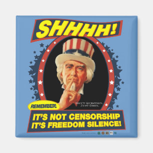 Aimant de silence de liberté