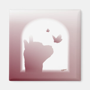 Aimant de silhouette d'alpaga