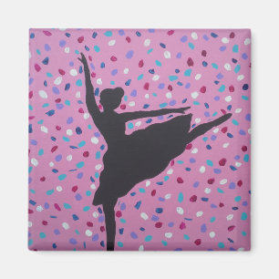 Aimant de silhouette de ballet