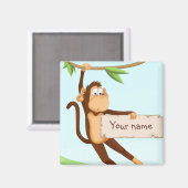 Aimant de singe suspendu (Recto/Verso)