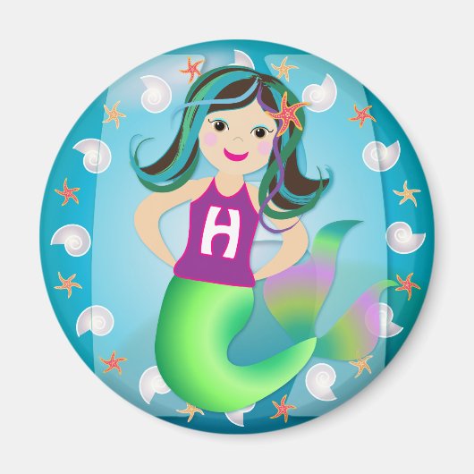 Aimant de sirène logo "H" (Devant)