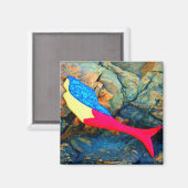 aimant de sirène rouge (Recto/Verso)