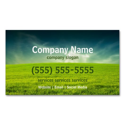 Aimant de soin de pelouse (devant)