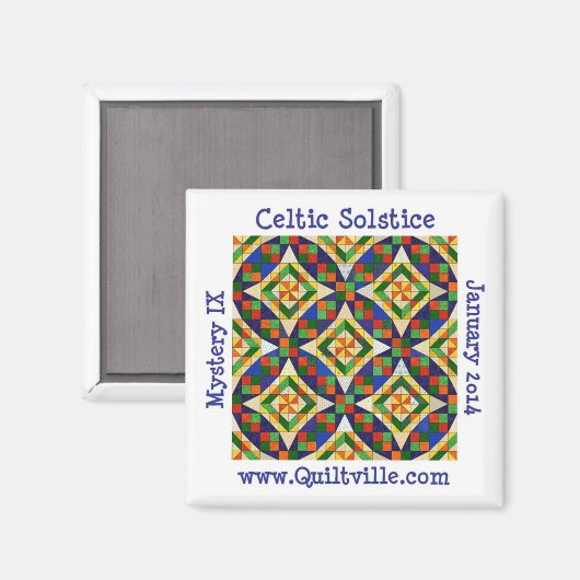 Aimant de solstice celtique (Recto/Verso)