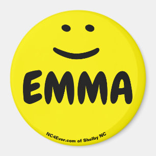 aimant de sourire jaune EMMA