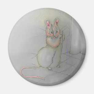 Aimant de souris de tailleur de fantôme 3 pouces
