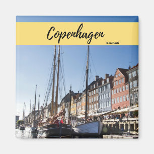 Aimant de souvenir de Copenhague Danemark