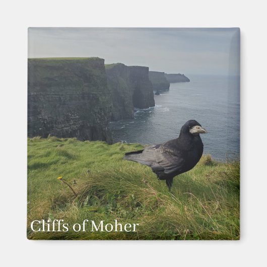 Aimant de souvenir des falaises de Moher, Irlande (Devant)