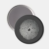 Aimant de spores de champignons (Recto/Verso)