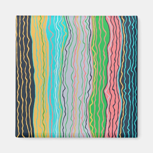 Aimant de Squiggles moderne (Devant)