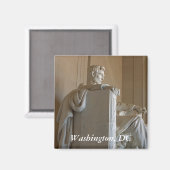 Aimant de Statue Lincoln Sideways (Recto/Verso)