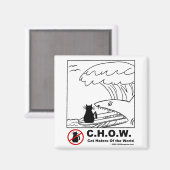 Aimant de surf des castors (Recto/Verso)