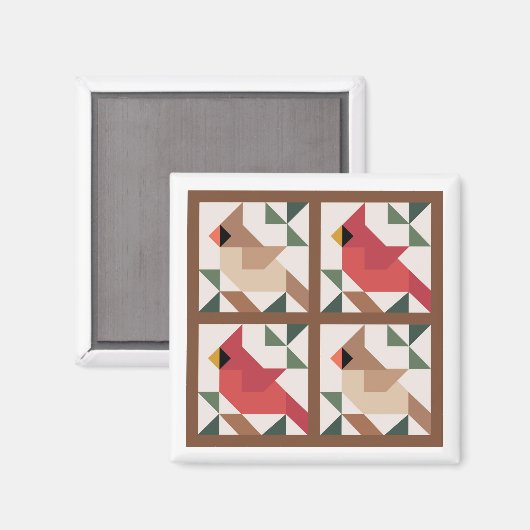 Aimant de surface cardinale (Recto/Verso)