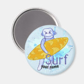 Aimant de surfeur de singe de choc (Recto/Verso)