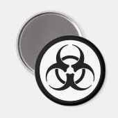 Aimant de symbole de risque biologique (Recto/Verso)