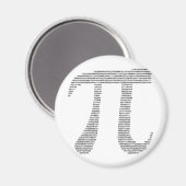 Aimant de symbole Pi (Recto/Verso)