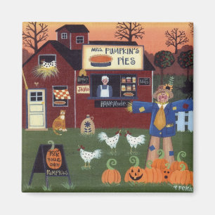 Aimant de tarte de citrouille