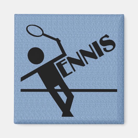 Aimant de tennis, personnaliser (Devant)