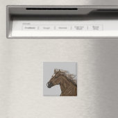 Aimant de tête de cheval Brown (In Situ (Lave-vaisselle))