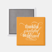 Aimant de Thanksgiving (Recto/Verso)