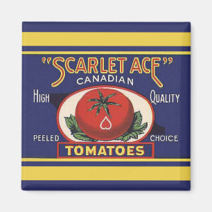 Aimant de tomates d'as d'écarlate