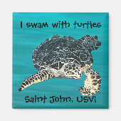 Aimant de tortue (Devant)