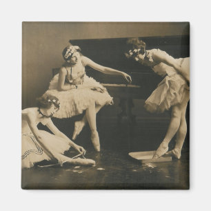 aimant de trio de ballerine