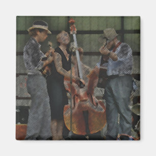 Aimant de trio de Bluegrass