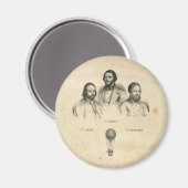 Aimant de trois balonnistes (Recto/Verso)