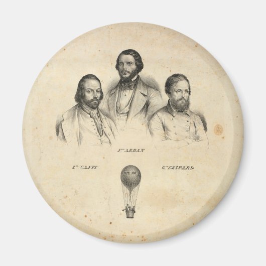 Aimant de trois balonnistes (Devant)
