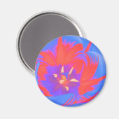 Aimant de tulipe fluorescent (Recto/Verso)