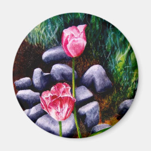 Aimant de tulipes