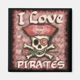 Aimant de Valentine de l'amant de pirate