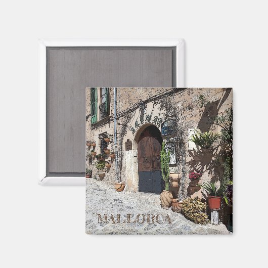 aimant de Valldemossa dans l'île de Majorque (Recto/Verso)