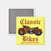 Aimant de vélos classiques (Recto/Verso)