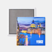 Aimant de Venise avec Grand Canal (Recto/Verso)
