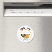 Aimant de vie de chien Pug (In Situ (Lave-vaisselle))