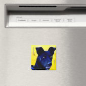 Aimant de visage de chien d'amour de loyauté (In Situ (Lave-vaisselle))