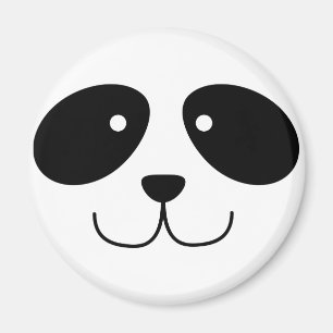Aimant de visage de panda