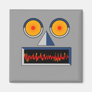 Aimant de visage de robot