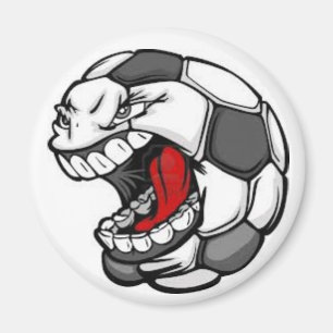 aimant de visage du football