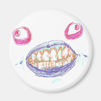 Aimant de visage monstre