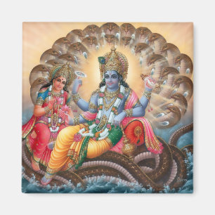 Aimant de Vishnu et de Lakshmi - version 2