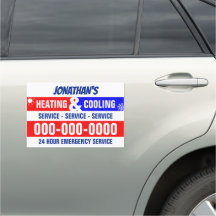 Aimant de voiture de 12 po x 18 po de chauffage et