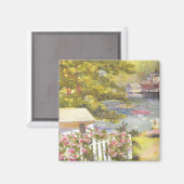 aimant de vue du port de stonington (Recto/Verso)