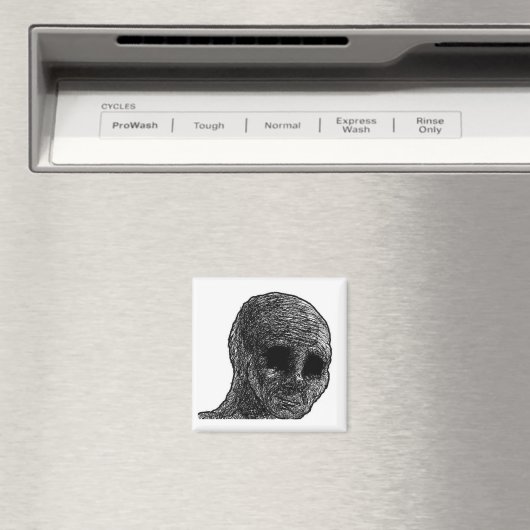 Aimant de Wojak foncé (In Situ (Lave-vaisselle))