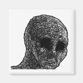 Aimant de Wojak foncé (Devant)