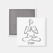 Aimant de yoga (Recto/Verso)