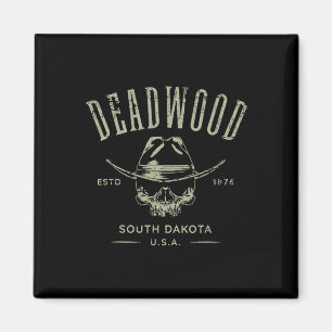 Aimant Deadwood South Dakota Usa Conception en détresse S